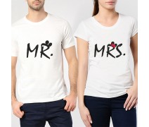 Sevgiliye Özel Mr, Mrs T-Shirt
