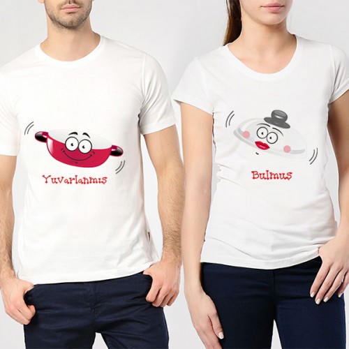 Tencere Kapak Baskili Ozel Tasarim T Shirt Hediye Kervanim