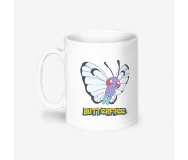 Kişiye Özel Pokemon Butterfree Tasarımlı Kupa Bardak