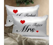 Mr. & Mrs. Yastıkları - Çiftlere Özel Romantik Yastıklar